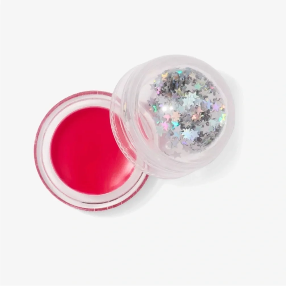 Sweet Shimmer Lip Balm with Star Glitter case